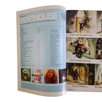 Australian Penthouse Magazine February 1982 Helen Brown / Ann-Marie Woodrow