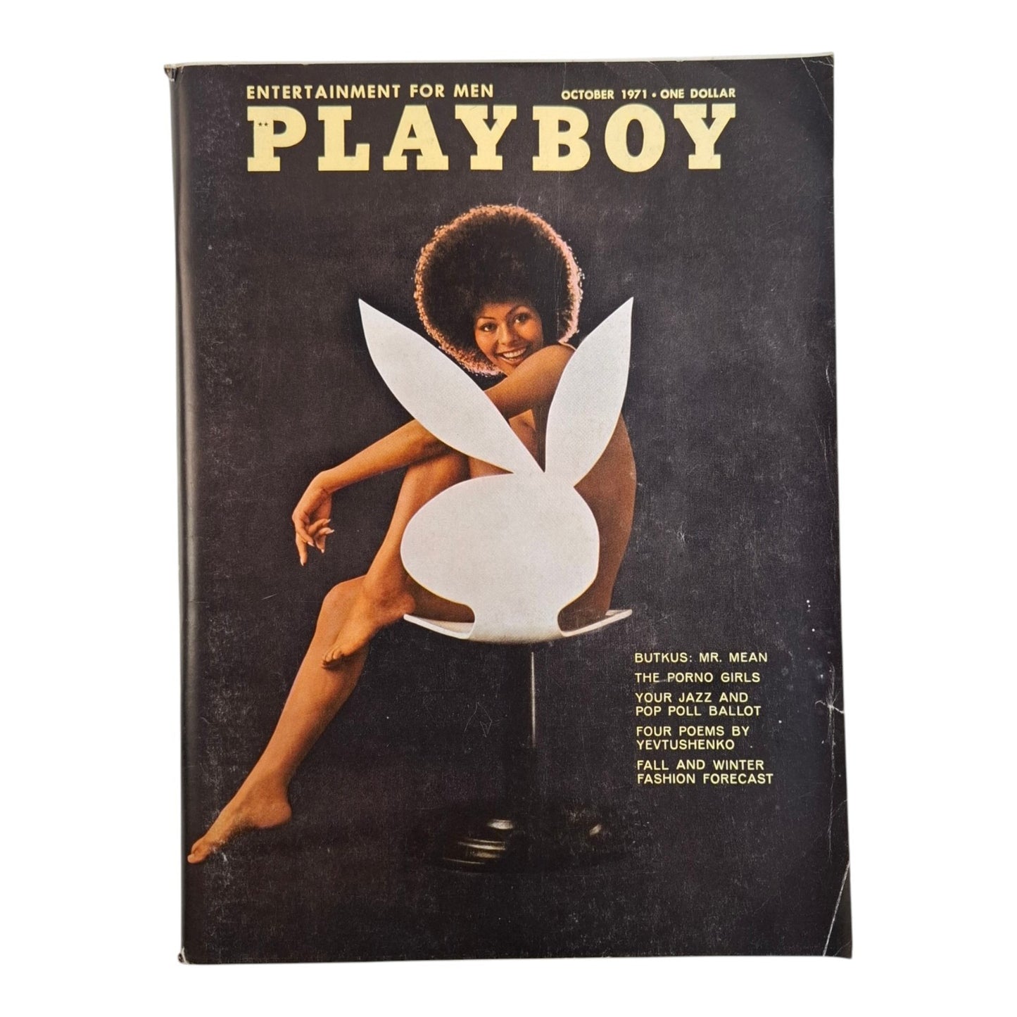 Playboy Magazine October 1971 Darine Stern / Claire Rambeau