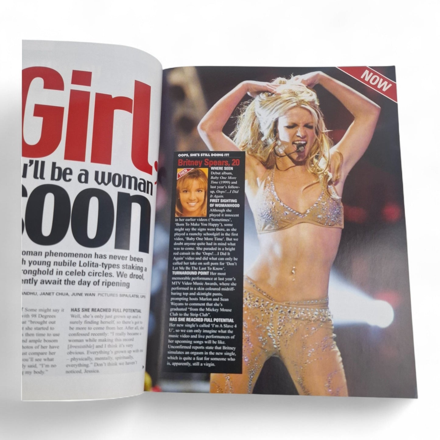 WW Magazine Singapore Movies Music Style TV Britney Spears September 2001