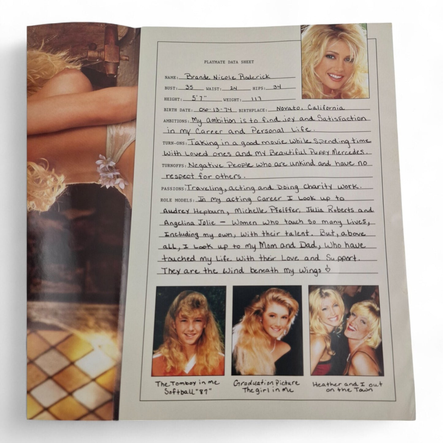 Playboy Magazine April 2000 Bijou Phillips