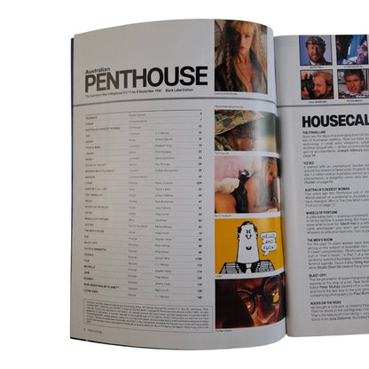 Australian Penthouse Magazine September 1990 Justine / Kim Baker / Helen Evison