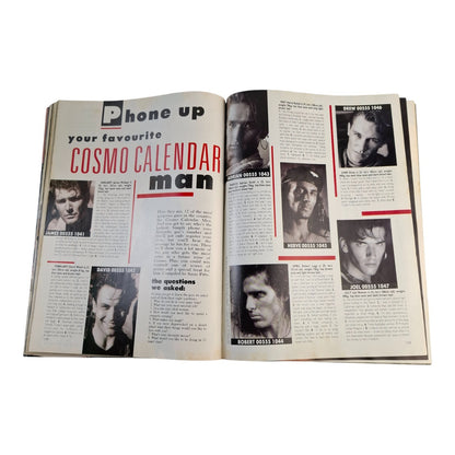 Vintage Cosmopolitan Magazine Australia December 1989 Cosmo Claudia McClintock