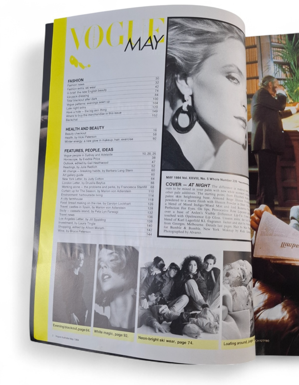 Vogue Australia Magazine May 1984 Lisa Rutledge
