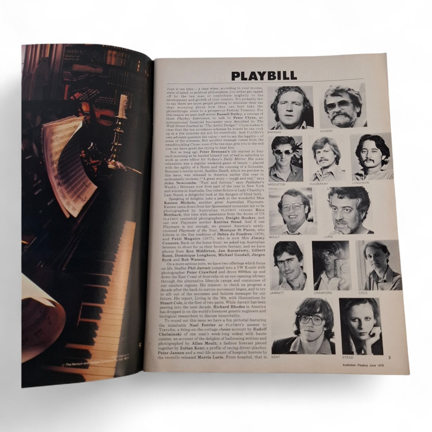 AUSTRALIAN PLAYBOY Magazine 5th issue June 1979 - Kareen Michele Centrefold