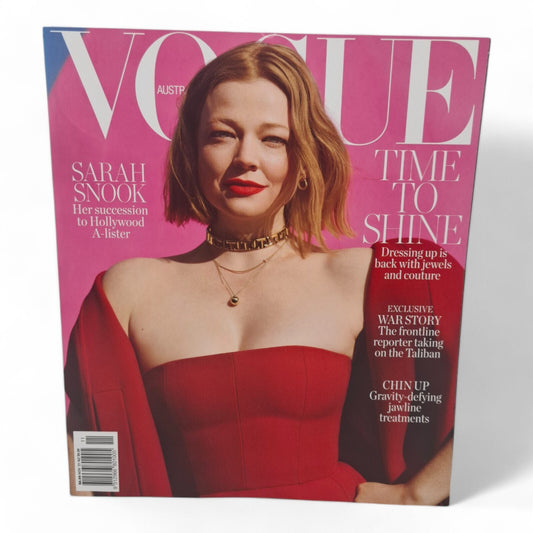 Vogue Australia Magazine November 2021 Sarah Snook Cover COMPLETE EXCELLENT