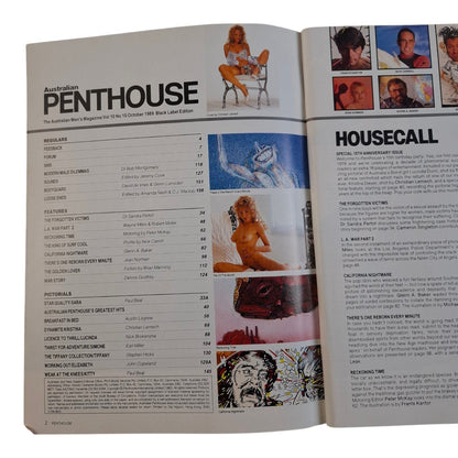 Australian Penthouse Magazine October 1989 Kristina Dwyer / Sara Talbot