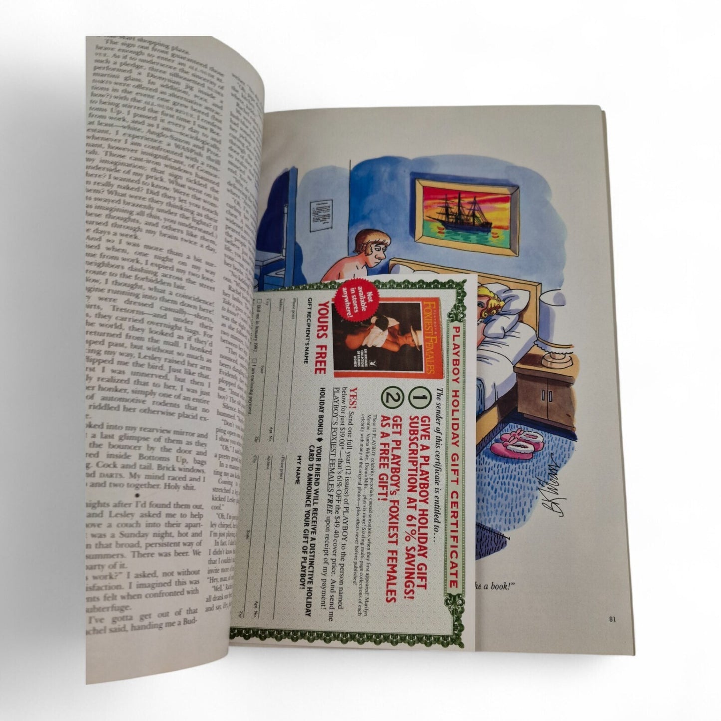 Playboy Magazine November 1991 La Toya Jackson Cover EXCELLENT