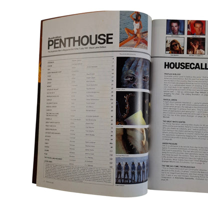 Australian Penthouse Magazine July 1991 Danielle Schneider / Carol Phelps