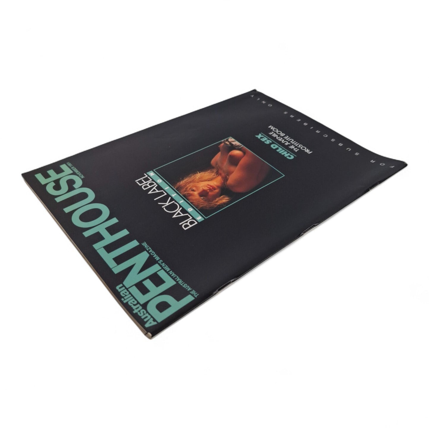AUSTRALIAN PENTHOUSE Men's Magazine Black Label November 1991 Pauline Nichols