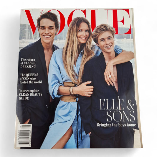VOGUE AUSTRALIA Magazine - August 2019 - Elle MacPherson Cover