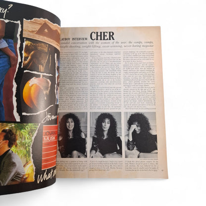 PLAYBOY Magazine December 1988 Kata Kärkkäinen / Cher