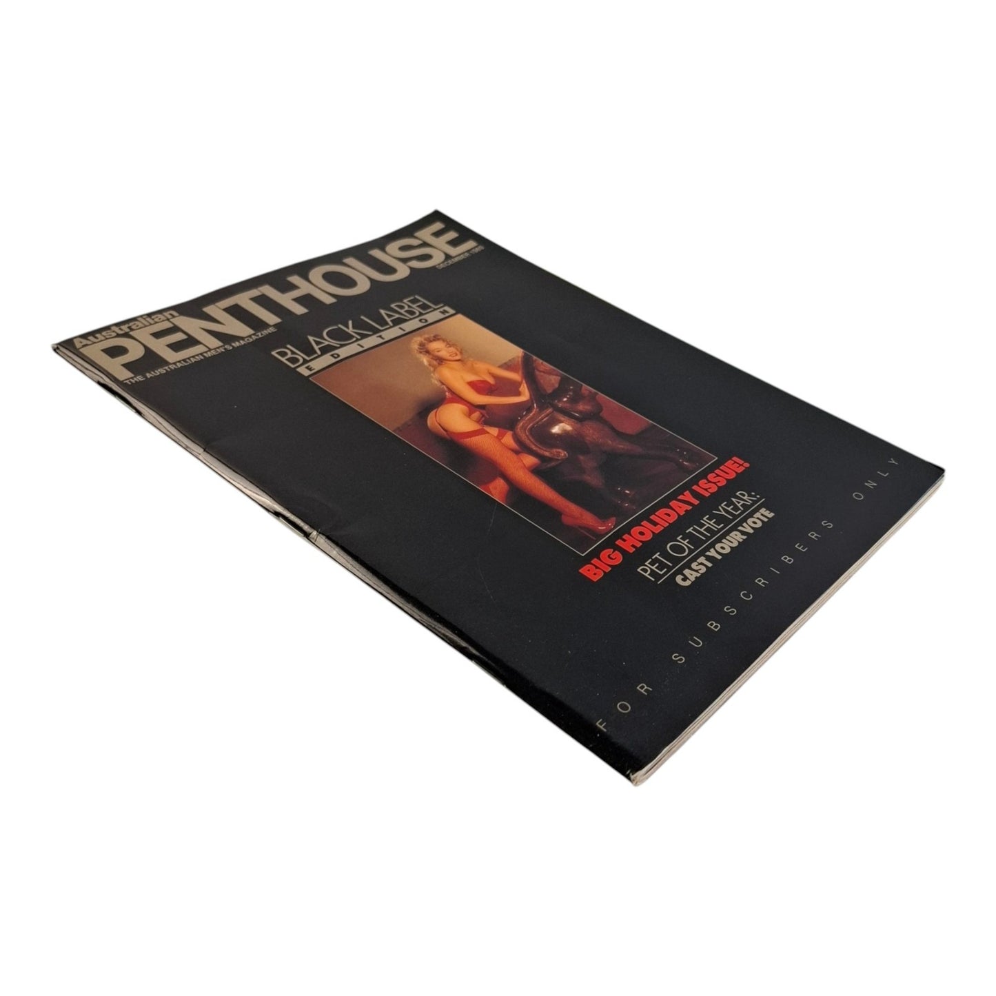 Australian Penthouse Magazine December 1989 Karen Miers / Serena Star