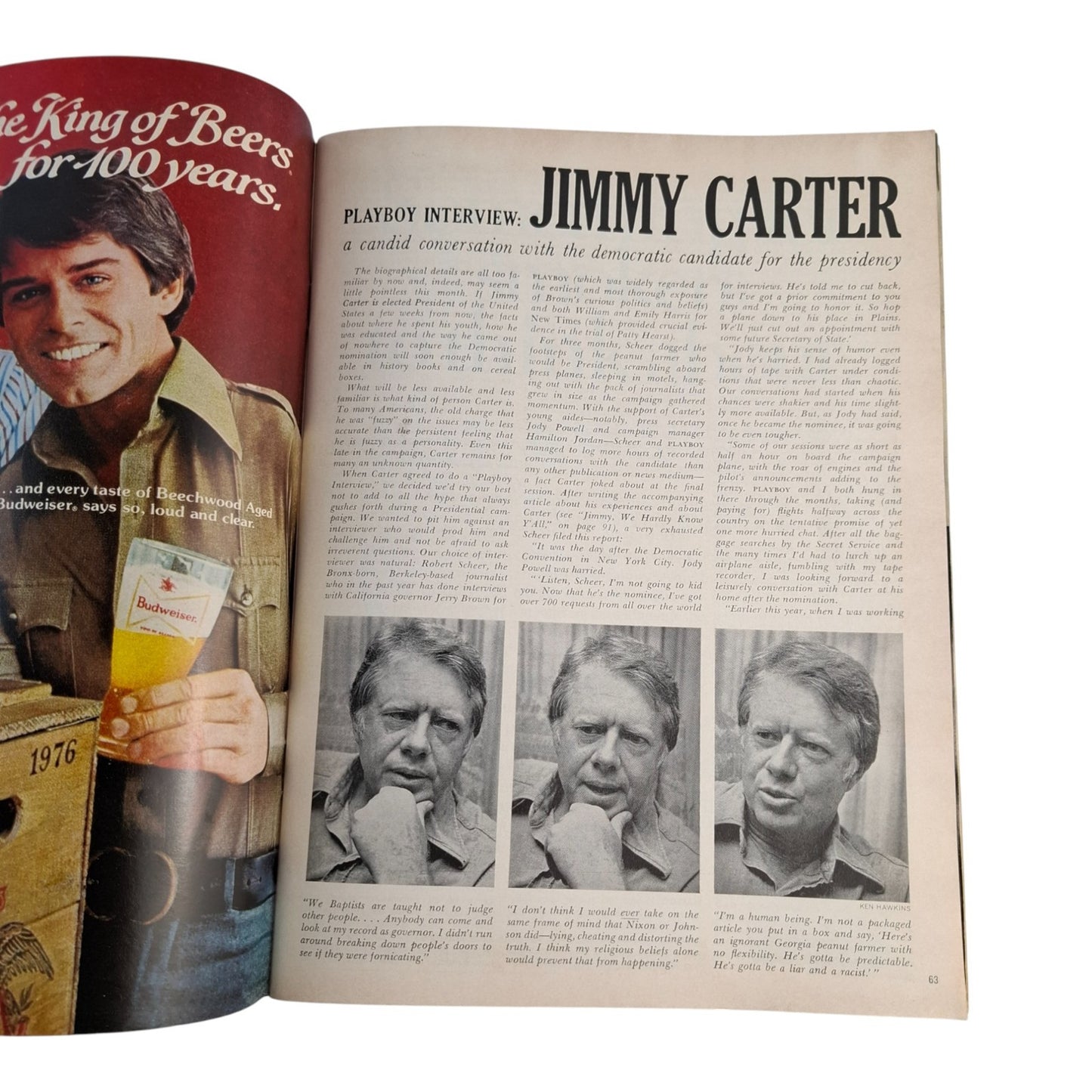 Playboy Magazine November 1976 Patti McGuire COMPLETE