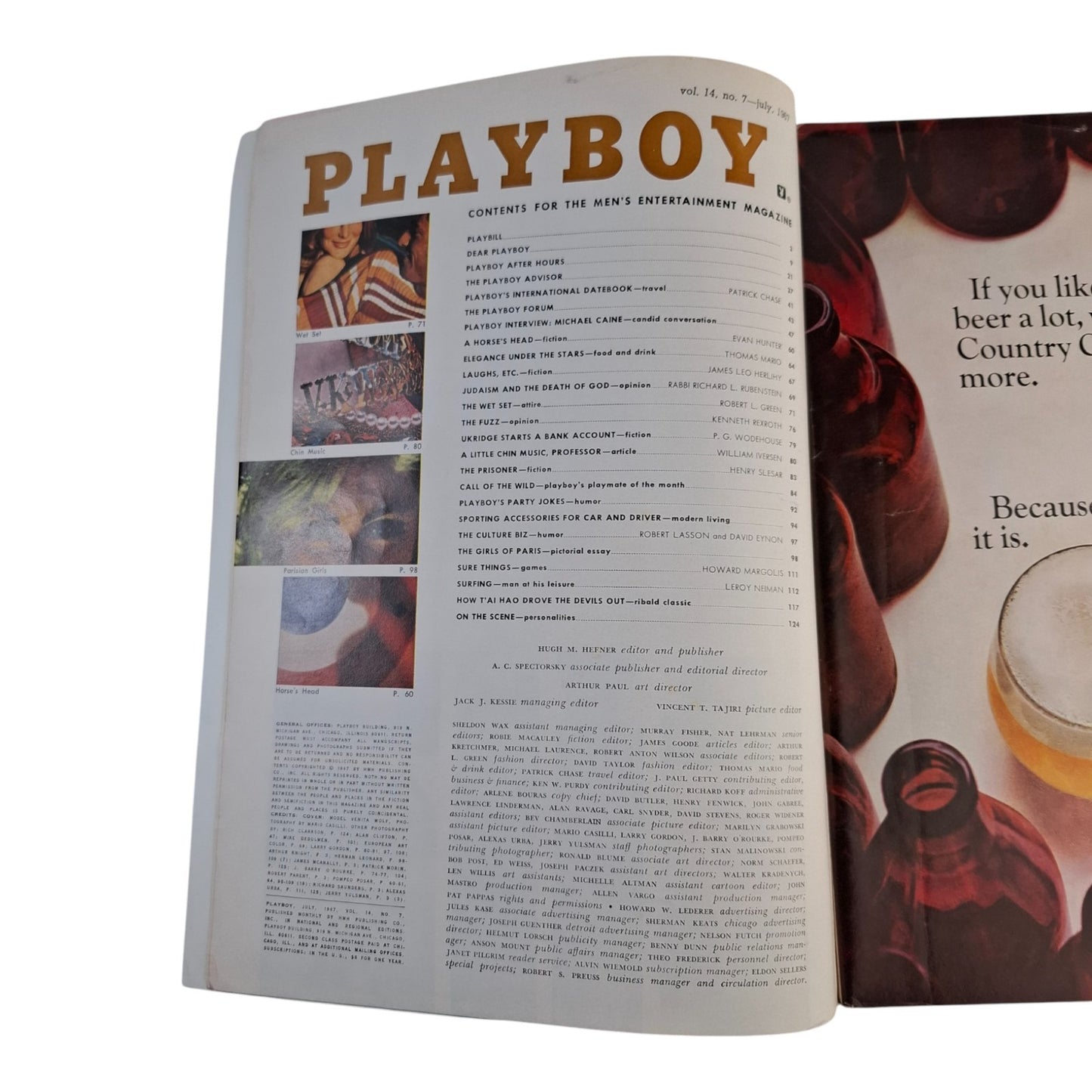 Playboy Magazine July 1967 Venita Wolf / Heather Ryan