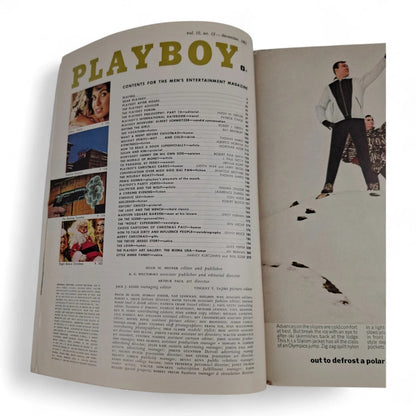 PLAYBOY Magazine December 1963 Tenth Holiday Issue Complete