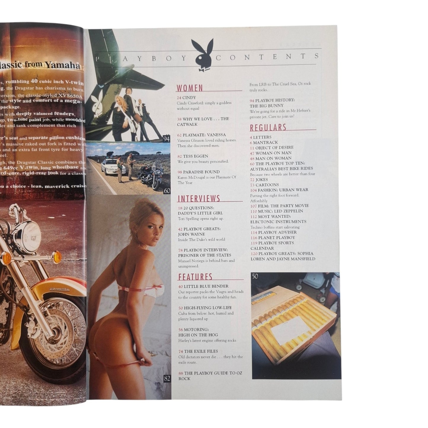 Australian Playboy Magazine October 1998 Cindy Crawford / Vanessa Gleason NO C/F