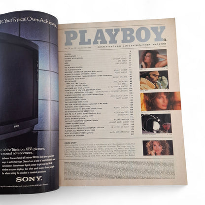 PLAYBOY MAGAZINE December 1989 Candice Bergen Petra Verkaik