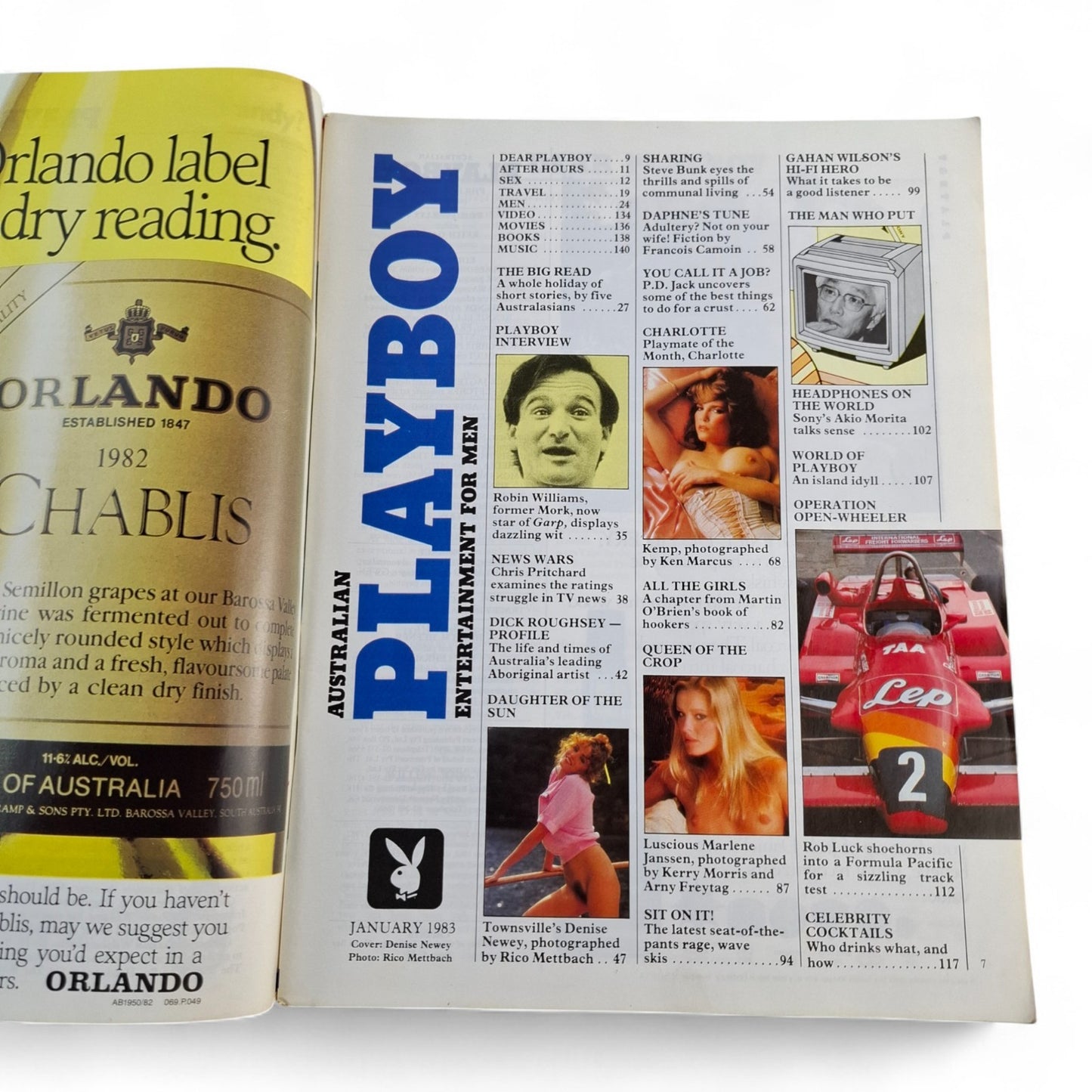 Australian Playboy January 1983 Denise Newey Charlotte Kemp