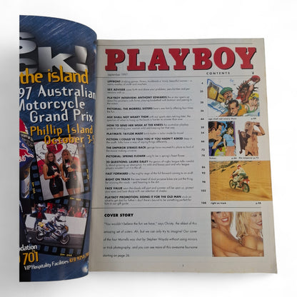 Australian Playboy Magazine September 1997 The Morrell Sisters
