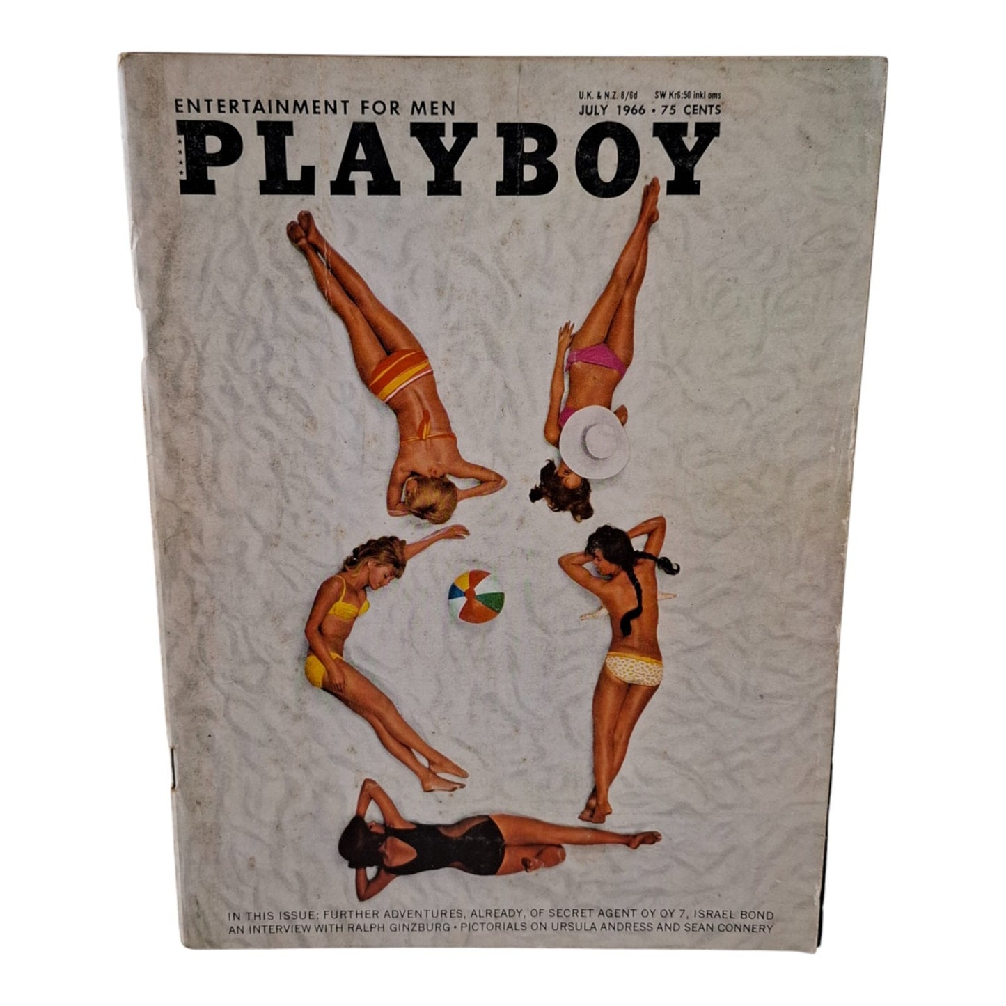 Playboy Magazine July 1966 Penny James, Patti Reynolds, Tish Howard