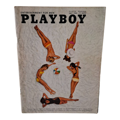 Playboy Magazine July 1966 Penny James, Patti Reynolds, Tish Howard