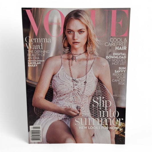 Vogue Australia Magazine January 2016 Gemma Ward COMPLETE