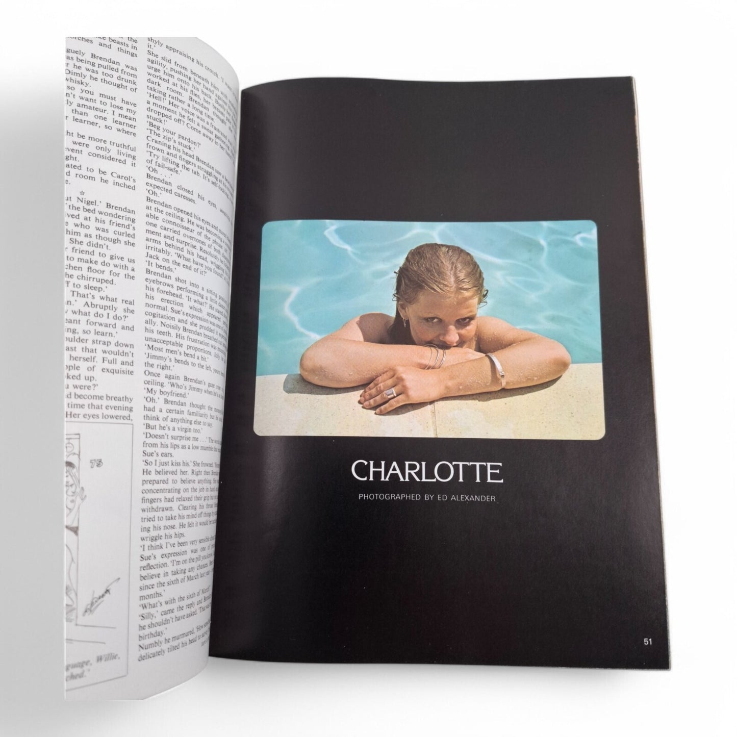 Mayfair Magazine Vol. 11 No. 4 April 1976 Cover Playboy Charlotte Hayes