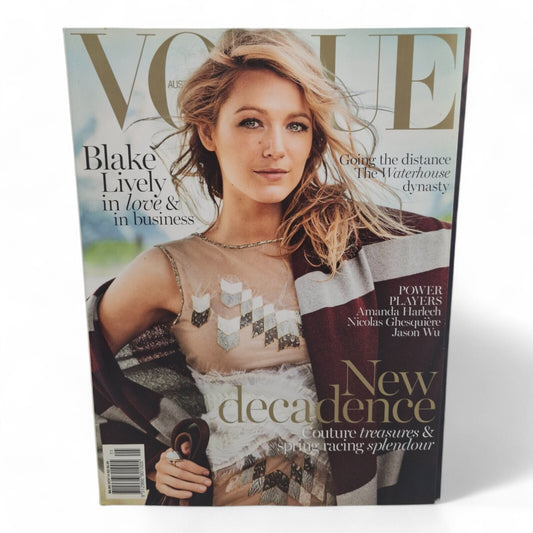 Vogue Australia Magazine November 2014 Blake Lively Cover EXCELLENT