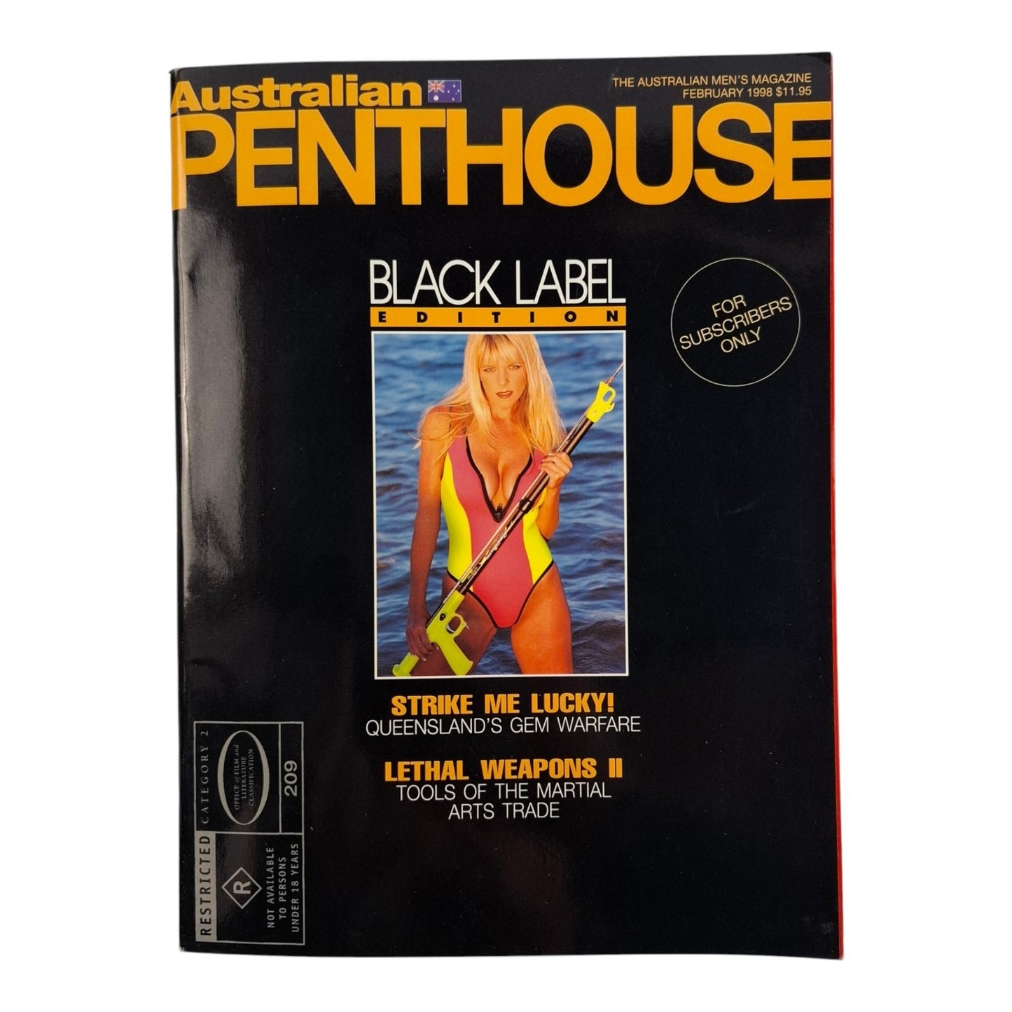 Australian Penthouse Magazine February 1998 Monique Mason / Savannah Hunter