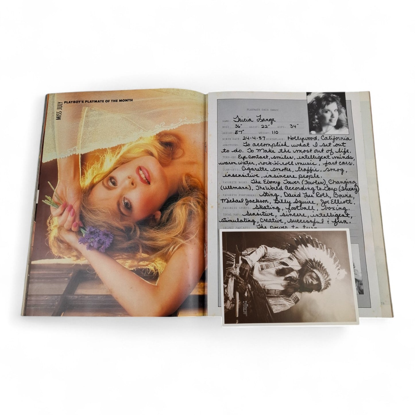 Australian Playboy Magazine July 1984 Tricia Lange