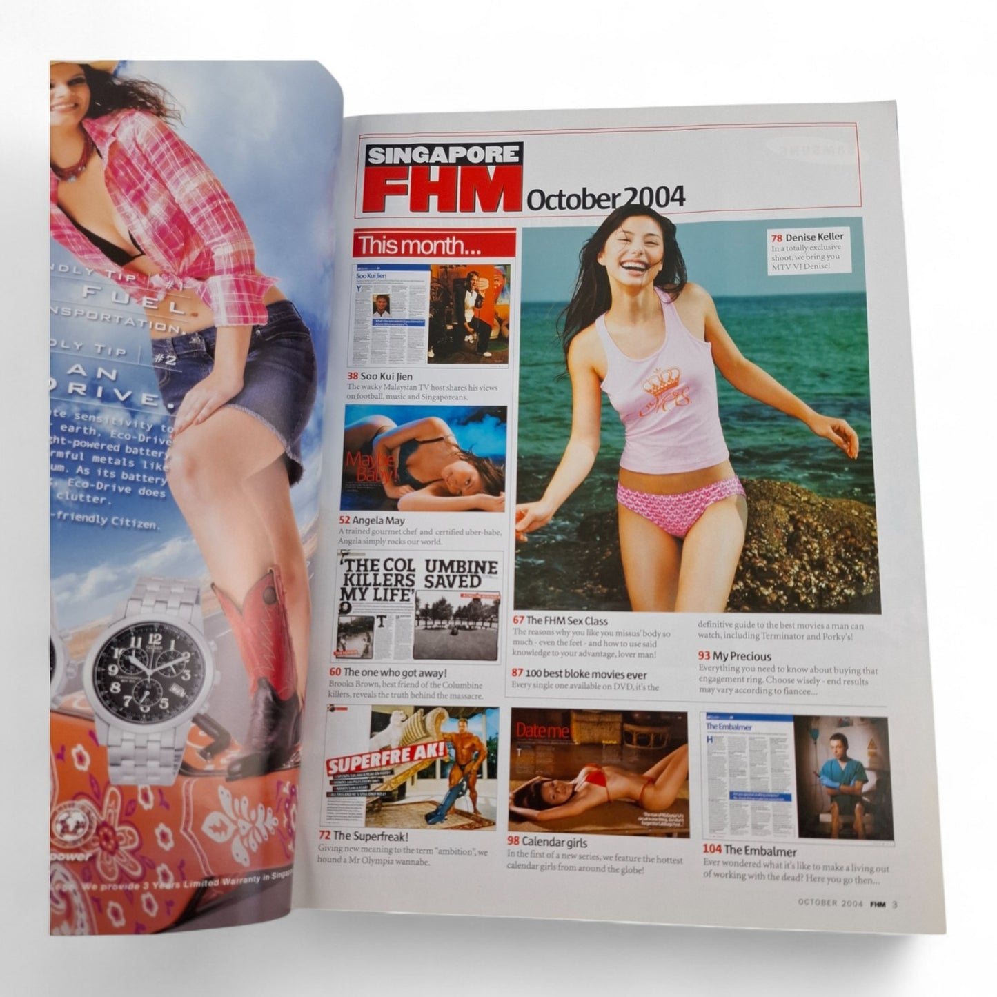 FHM Singapore Magazine - October 2004 Denise Keller