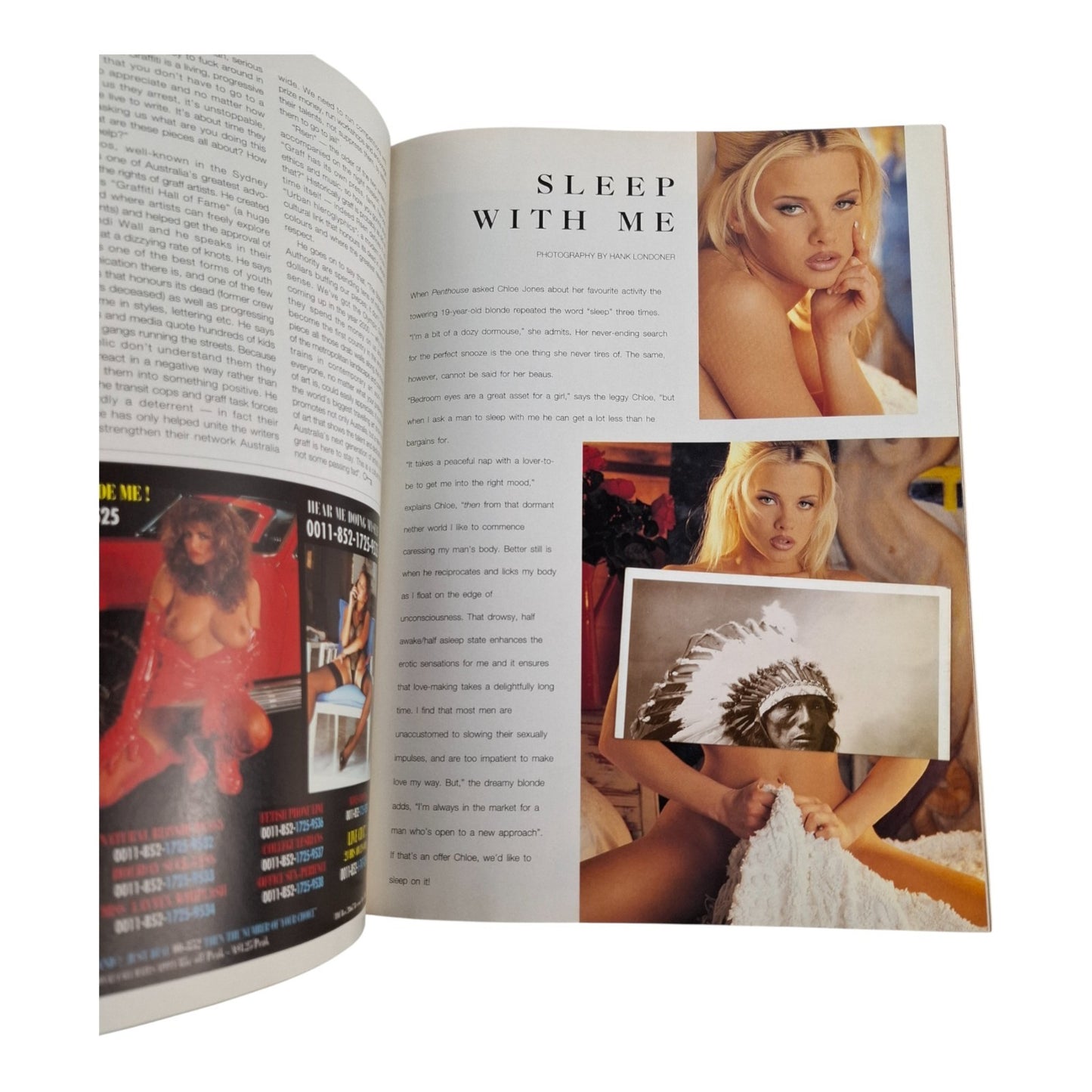 Australian Penthouse Magazine - Black Label October 1995 Rowena Leigh