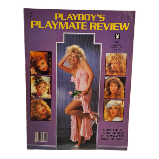Playboy Magazine Playmate Review Second Annual Roundup 1985 Pamela Saunders