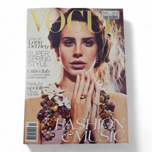 Vogue Australia Magazine October 2012 Lana Del Rey Cover EXCELLENT COMPLETE