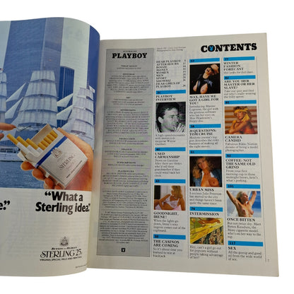 Australian Playboy Magazine March 1987 Julie Peterson / Wayne Gardner