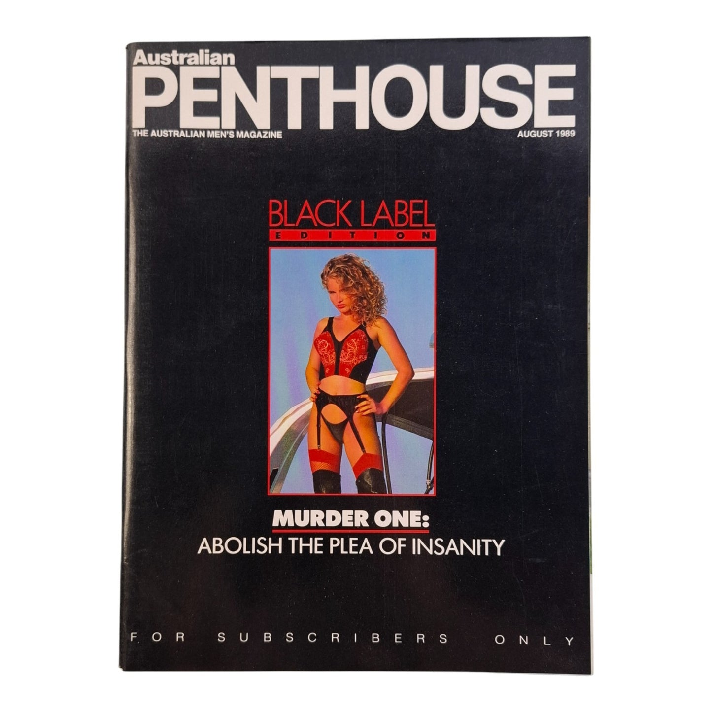 Australian Penthouse Magazine August 1989 Jamie Vanden Hooven