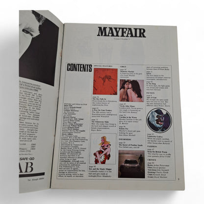 Vintage Mayfair Magazine Vol. 3 No. 11 November 1968 Playboy