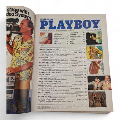 Australian Playboy Magazine April 1981 Karen West Paul Hogan