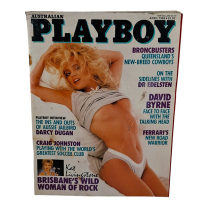 Australian Playboy Magazine April 1986 - Kimberly Evenson, Susanna Montag RARE