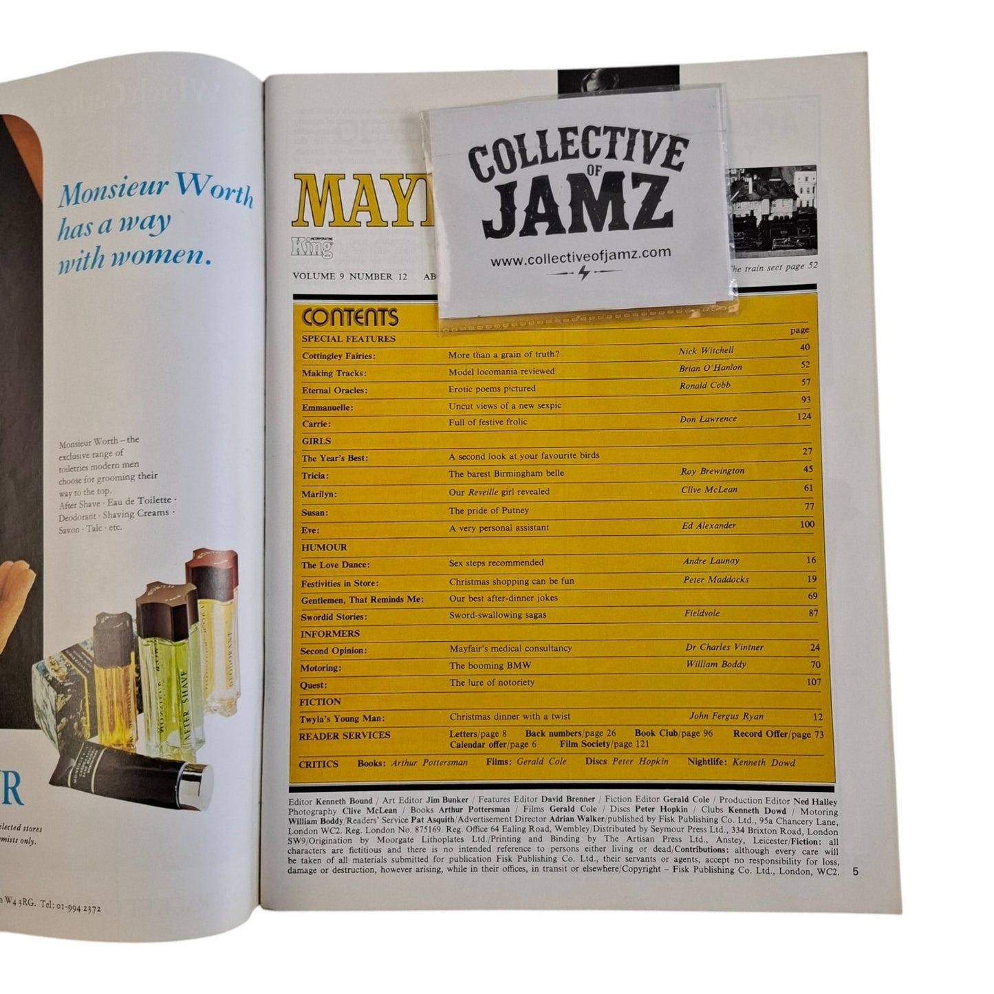 Mayfair Magazine Vol. 9 No. 12 December 1974 Marilyn Looms / Susan Jack