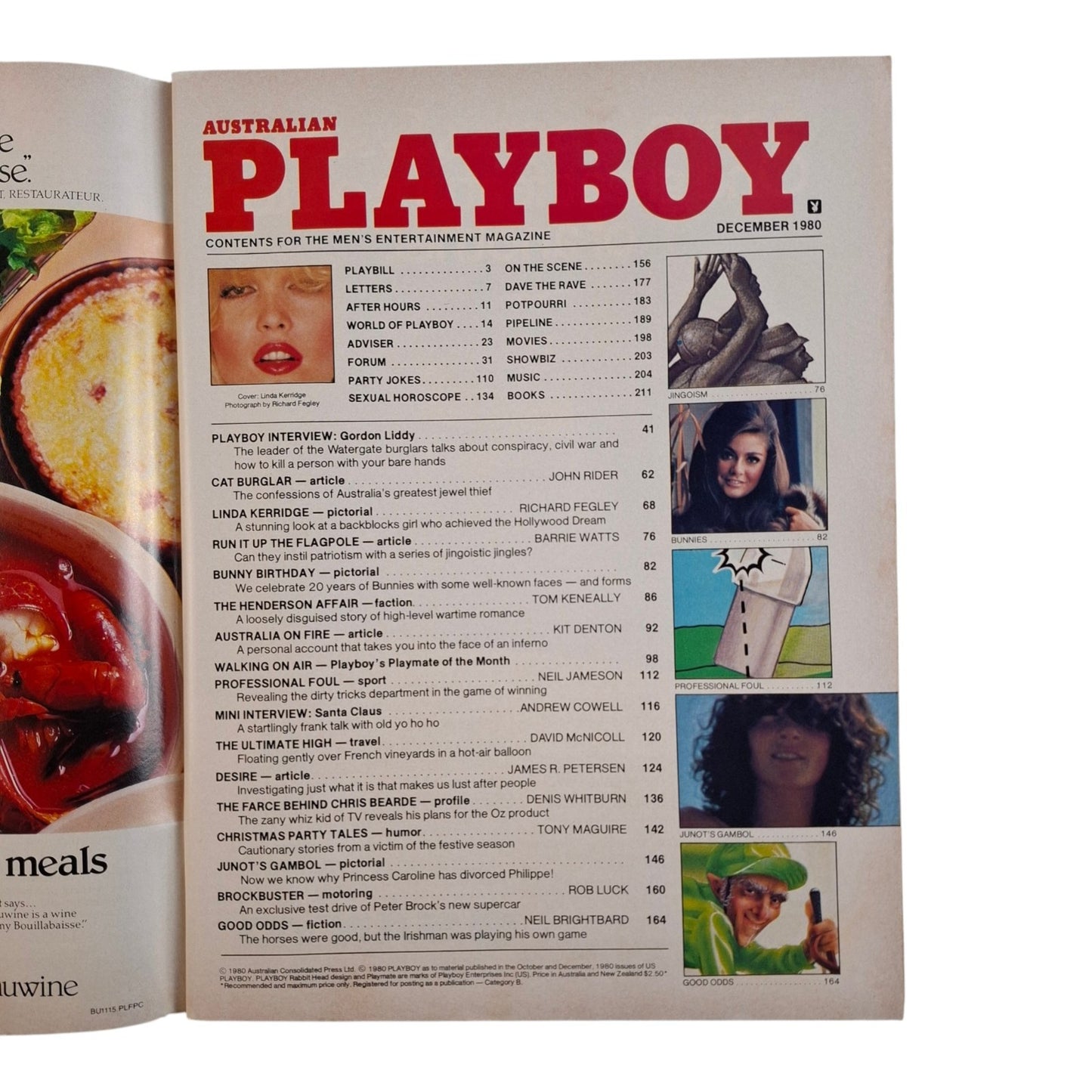 Australian Playboy Magazine December 1980 Linda Kerridge / Terri Welles