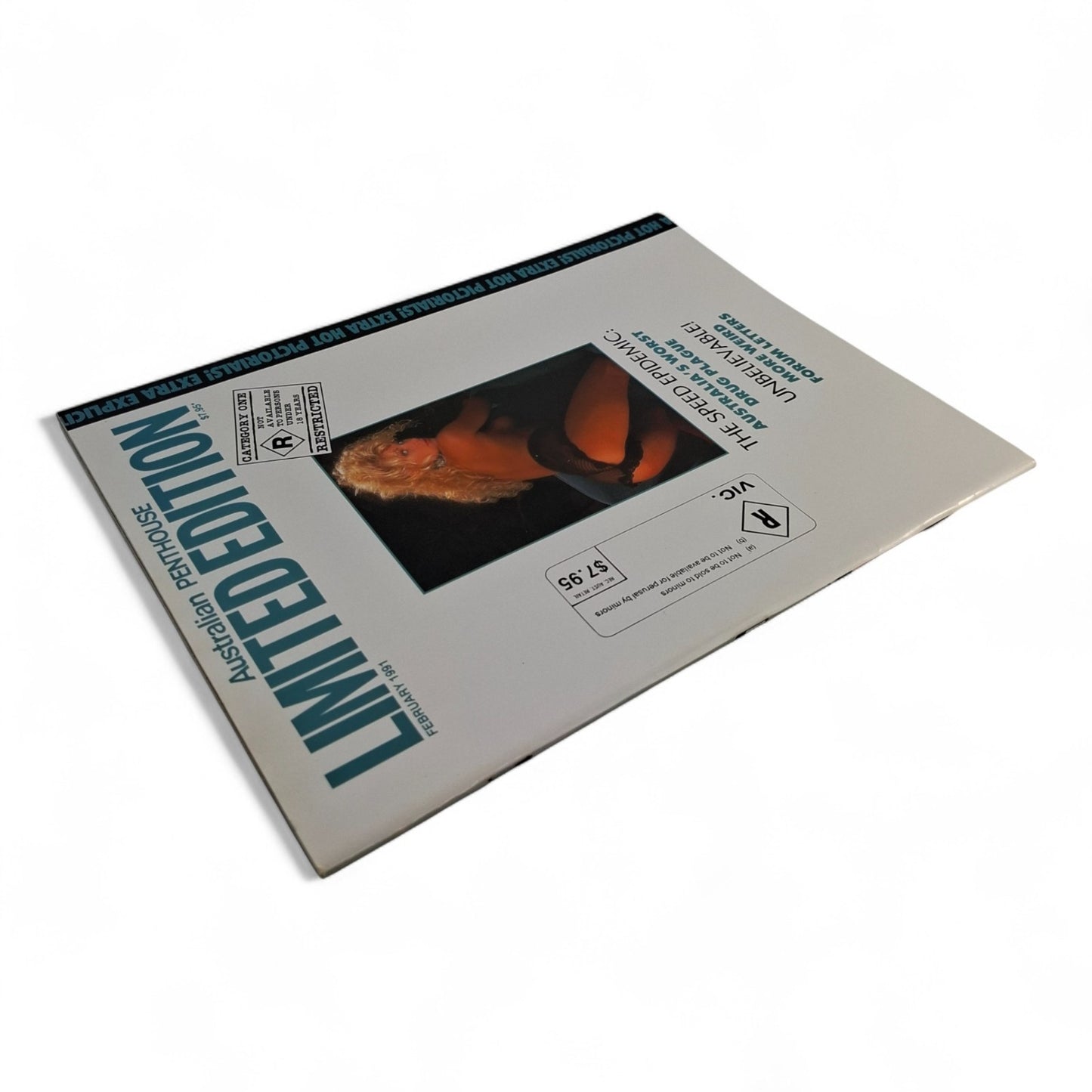 Australian Penthouse Magazine - Limited Edition February 1991 Goldy Stevens