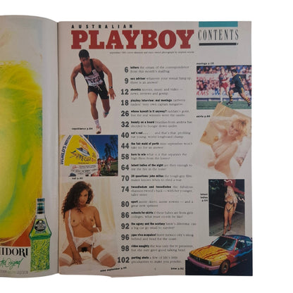 Australian Playboy Magazine September 1991 Shannon Tweed, Tracy Tweed