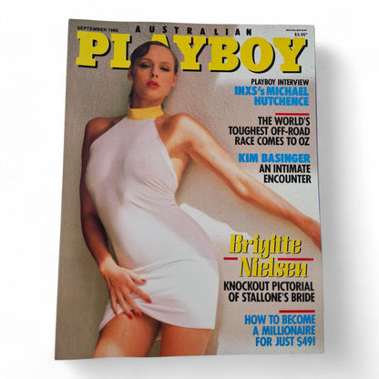 Australian Playboy Magazine September 1986 Sylvie Behar /  Brigitte Nielsen