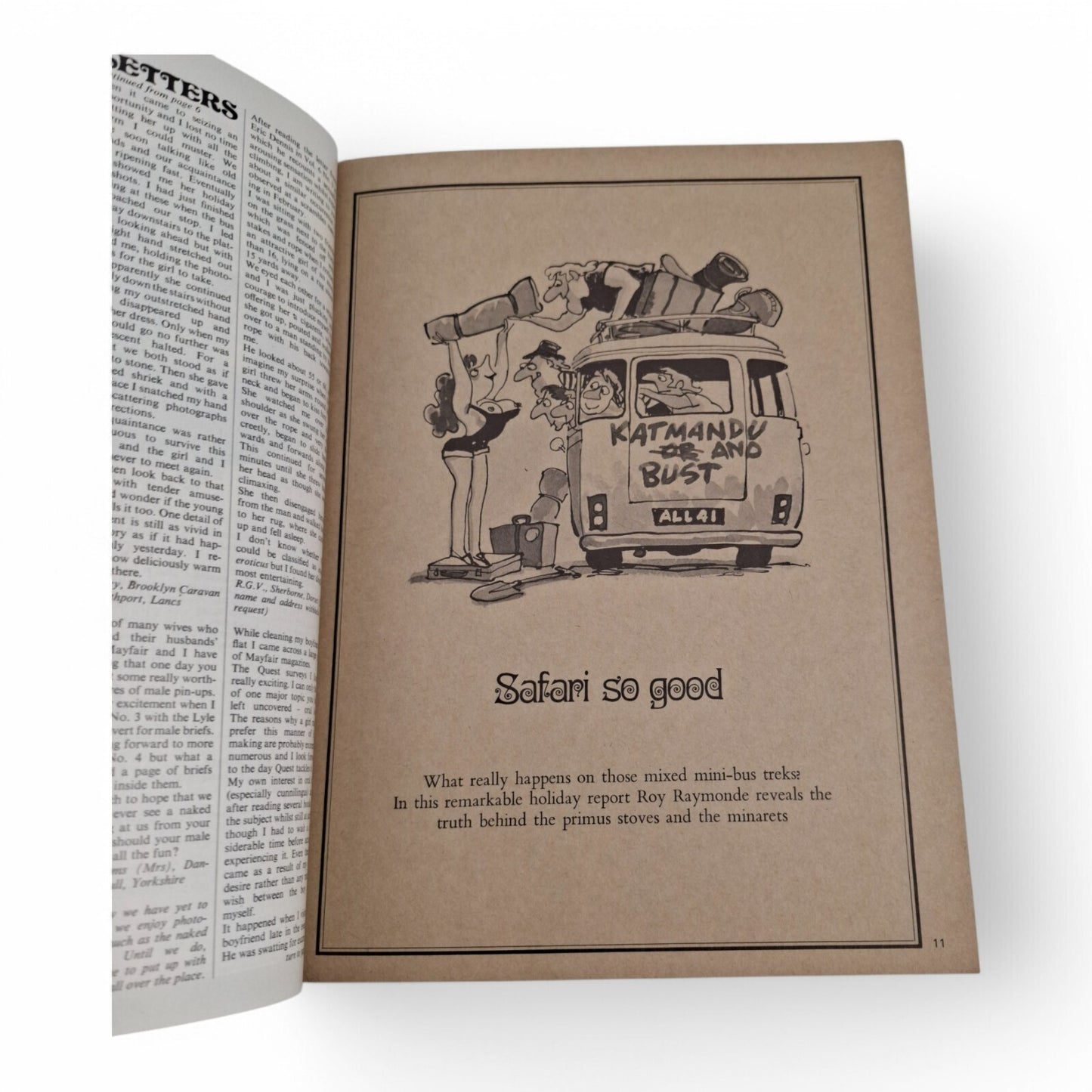 Mayfair Magazine Vol. 6 No. 8 August 1971 U.K Playboy Jennifer Saunders