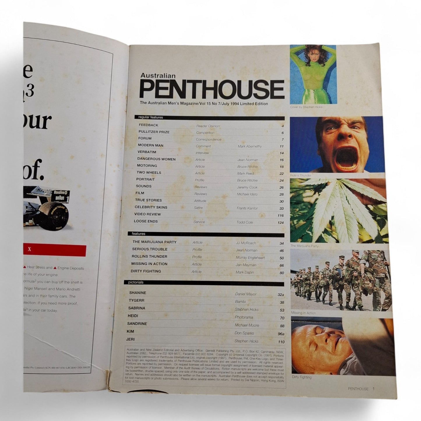 Australian Penthouse Magazine - Limited Edition July 1994