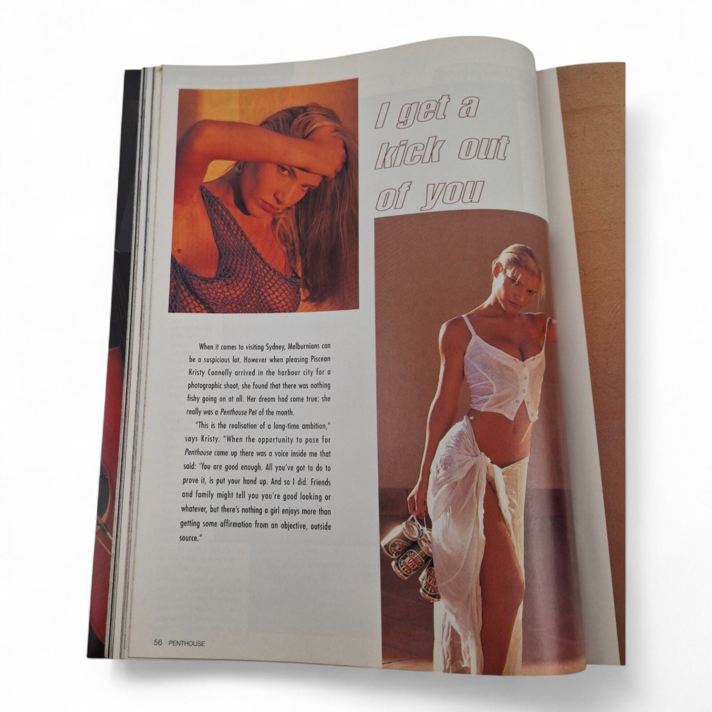 Australian Penthouse Magazine August 1996 Kristy Connolly / Melinda Stephens