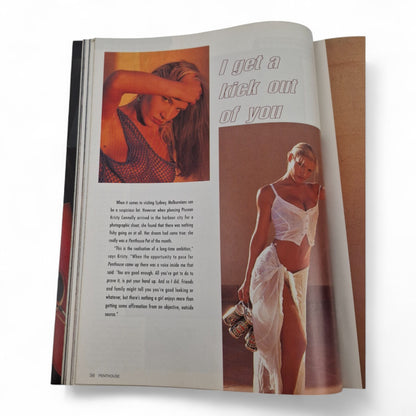Australian Penthouse Magazine August 1996 Kristy Connolly / Melinda Stephens