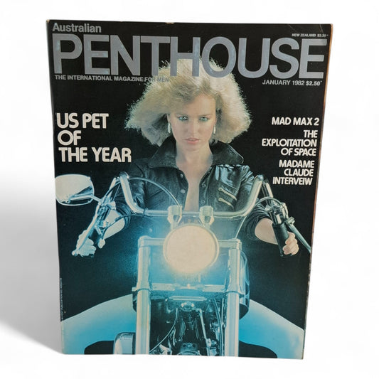 AUSTRALIAN PENTHOUSE January 1982 Vol. 3 No. 4 Men's Magazine Danielle Deneux