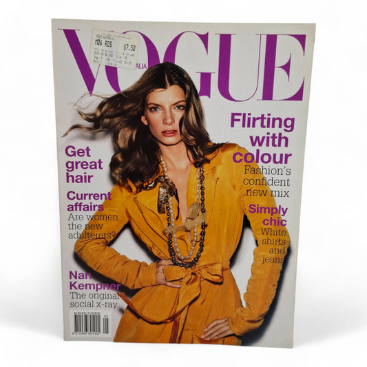 Vogue Australia Magazine - May 2005 - Luca Gajdus Cover